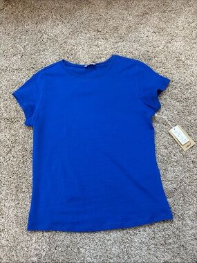 J.O & CO Bright Royal Blue Short Sleeve Tee